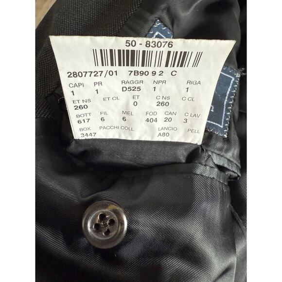 Vintage Polo Ralph Lauren 40R Grey Blazer Sport Coat Virgin Wool - Picture 13 of 13